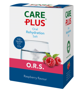 Care Plus O.R.S. - Oral Rehydration Salt - Framboos - 10 stuks