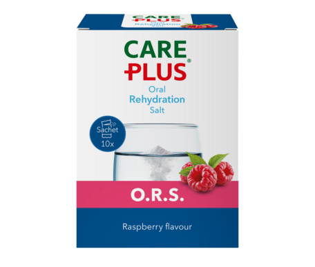Care Plus O.R.S. - Oral Rehydration Salt - Framboos - 10 stuks