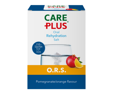 Care Plus O.R.S. - Granaatappel / Sinaasappel - 10 stuks