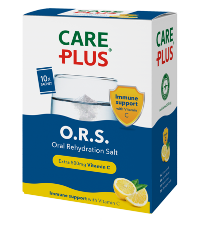 Care Plus O.R.S. - Vitamine C Immuun Support - Citroensmaak - 10 stuks